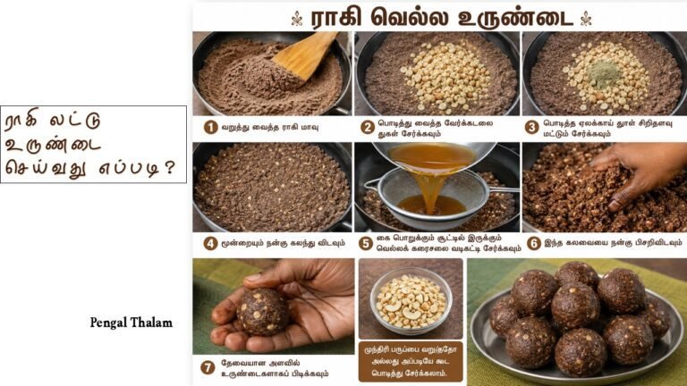 ராகி லட்டு உருண்டை செய்வது எப்படி?