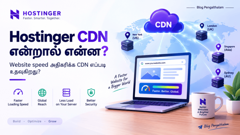 Hostinger CDN என்றால் என்ன? Website வேகத்தை அதிகரிக்க இது எப்படி உதவுகிறது? blog pengalthalam
